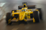 Gaincarlo Fisichella door de tunnel