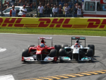 Fernando Alonso, Michael Schumacher, Monza Raceweekend 2011