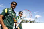 Karun Chandock, Team Lotus, Suzuka Thursday and Friday 2011
