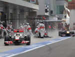 Lewis Hamilton, Mark Webber, Korea 2011