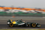 Karun Chandock, Team Lotus, India practise and qualifying 2011