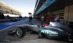 Michael Schumacher, Mercedes GP, Abu Dhabi practice and qualifying 2011
