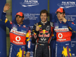 Lewis Hamilton, Sebastian Vettel, Jenson Button, Abu Dhabi practice and qualifying 2011