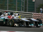 Michael Schumacher, Nico Rosberg, Abu Dhabi Grand Prix 2011