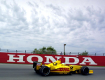 Fisichella in actie in Canada