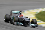 Michael Schumacher, Mercedes GP, Brazil qualifying 2011