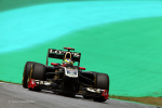 Bruno Senna, Lotus Renault GP, Brazil qualifying 2011