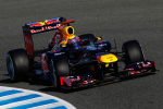 Mark Webber, Red Bull, first day of testing at Jerez 2012