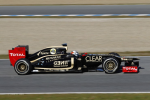 Kimi Raikkonen, Lotus Renault GP, first day of testing at Jerez 2012