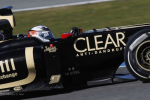 Kimi Raikkonen, Lotus Renault GP, first day of testing at Jerez 2012