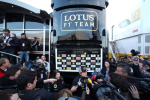 Kimi Raikkonen, Lotus Renault GP, first day of testing at Jerez 2012
