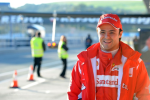 Felipe Massa, Ferrari, second day of testing at Jerez  2012