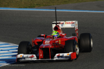 Felipe Massa, Ferrari, second day of testing at Jerez  2012