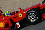 Felipe Massa, Ferrari, second day of testing at Jerez  2012