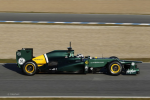 Giedo van der Garde, Caterham F1, third day of testing at Jerez  2012