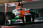 Nico Hulkenberg, Force India, second day of testing at Barcelob