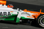 Nico Hulkenberg, Force India, second day of testing at Barcelob