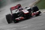 Jenson Button, McLaren, Melbourne Friday 2012