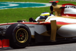 Pedro de la Rosa, Hispania Racing, Malaysia Saturday 2012