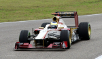 Pedro de la Rosa, Hispania Racing, Shanghai Friday 2012
