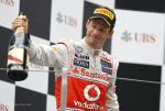 Jenson Button, McLaren, Silverstone Sunday 2011