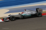 Michael Schumacher, Mercedes GP, Bahrein Friday 2012