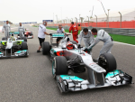 Michael Schumacher, Mercedes GP, Bahrein Sunday 2012