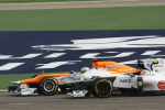 Paul di Resta, Sergio Perez, Bahrein Sunday 2012