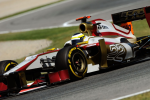 Pedro de la Rosa, Hispania Racing, Barcelona Friday 2012