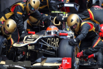 Romain Grosjean, Lotus Renault GP, Barcelona Sunday 2012