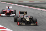 Kimi Raikkonen, Lotus Renault GP, Barcelona Sunday 2012
