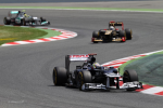Pastor Maldonado, Williams, Barcelona Sunday 2012