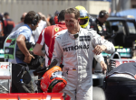 Michael Schumacher, Mercedes GP, Monaco Saturday 2012