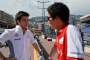 Sergio Perez, Kamui Kobayashi, Monaco Wednesday 2013