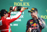 Fernando Alonso, Sebastian Vettel, Canada Sunday 2013