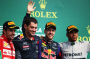 Fernando Alonso, Sebastian Vettel, Lewis Hamilton, Canada Sunday 2013