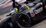 Cristiano da Matta in zijn Newman/Haas Toyota