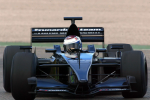 Jos Verstappen op het circuit van Valencia