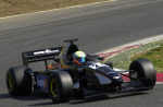 Nicky Pastorelli tijdens zijn test op Vallelunga
