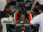 Nicolas Kiesa in de Minardi PS03
