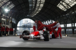 Ralf Schumacher en Jarno Trulli op de Toyota 2005 launch