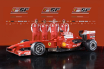 Gene, Massa, Raikkonen, Badoer, Ferrari F60