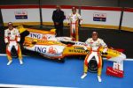 Alonso, Grosjean, Briatore, Piquet, Renault