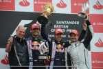 Mark Webber, Rubens Barrichello, Sebastian Vettel, Red Bull, Engeland 2009