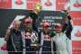 Mark Webber, Rubens Barrichello, Sebastian Vettel, Red Bull, Engeland 2009