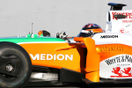 JR Hildebrand, Force India, Jerez, 2009