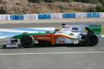 JR Hildebrand, Force India, Jerez, 2009