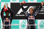 Mark Webber, Sebastian Vettel, Red Bull, Malaysia Sunday 2010