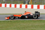 Lucas di Grassi, Virgin F1, Barcelona Friday 2010
