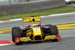 Robert Kubica, Renault, Barcelona Friday 2010